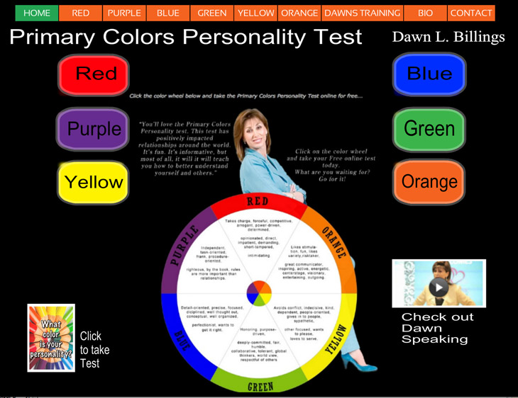Primary Colors Test with Dawn Billings