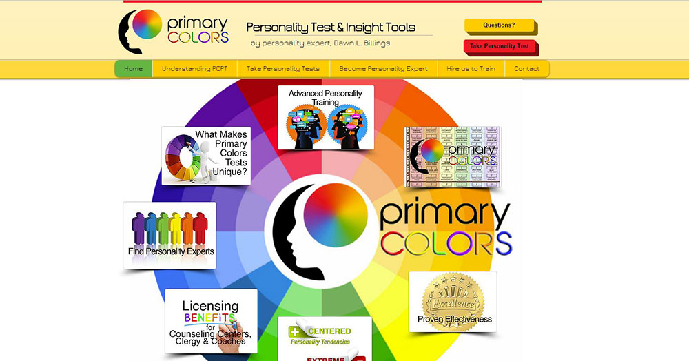 Primary Colors Personality Test by Dawn Billings
